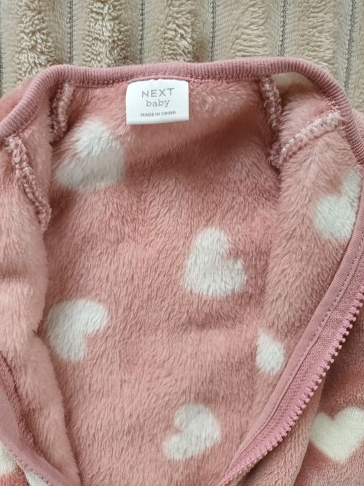 Плюшена бебешка пижама