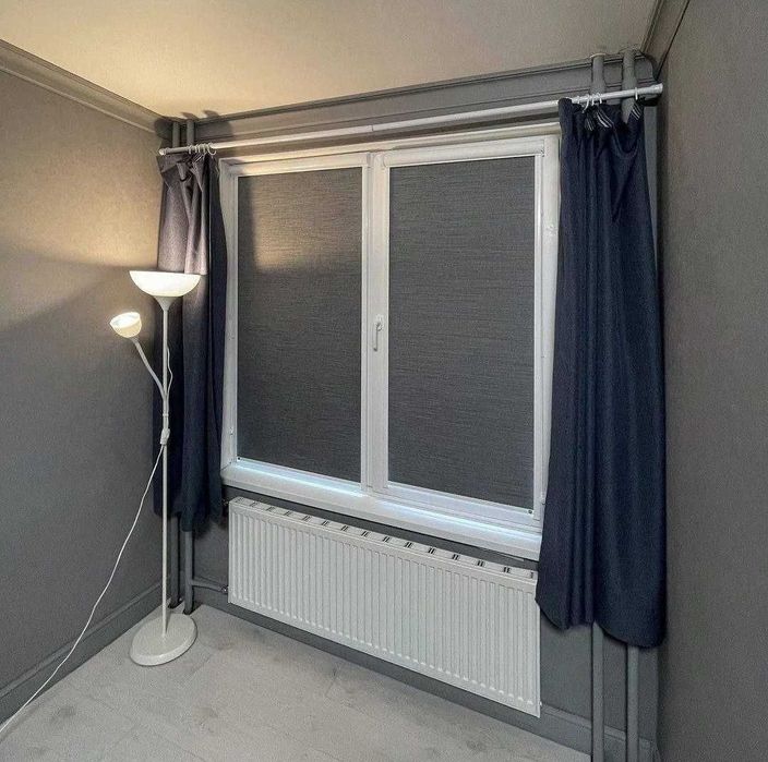 Ролл шторы, день и ночь.