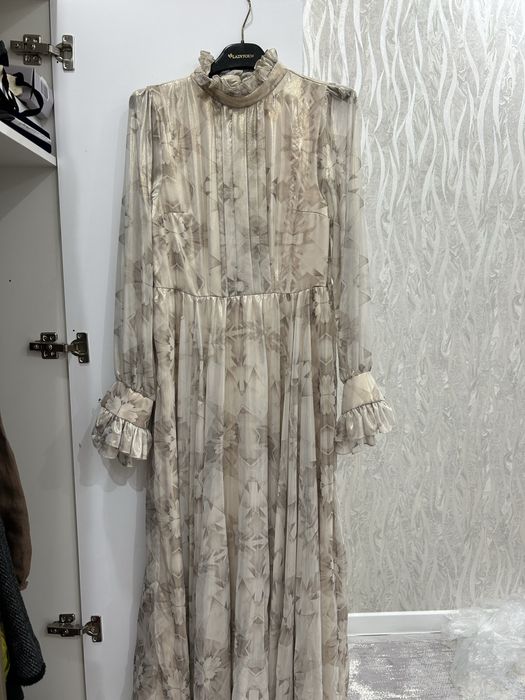 Платье лазер шифон