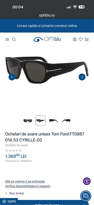 Tom Ford-ORIGINALI-ochelari de soare