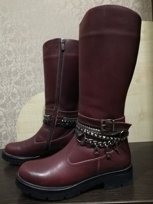 Сапоги кожаные. Для девочки.