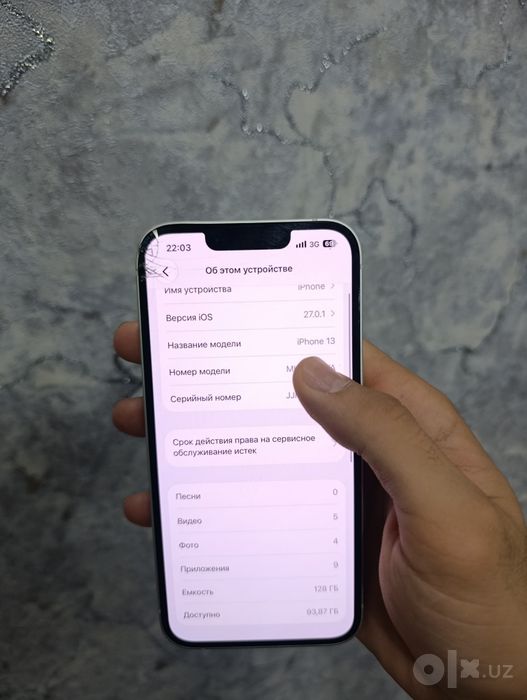 Iphone 13 ideal holatda karobka bor