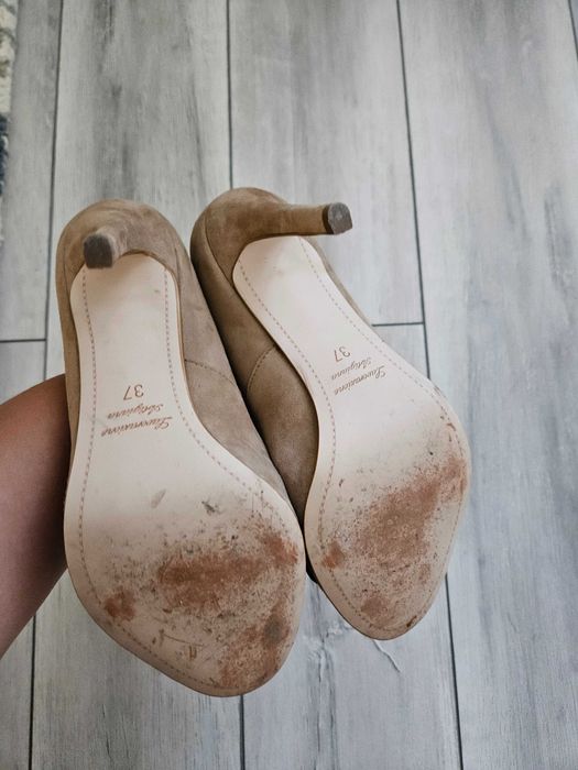 Pantofi Benvenuti piele întoarsă, 37