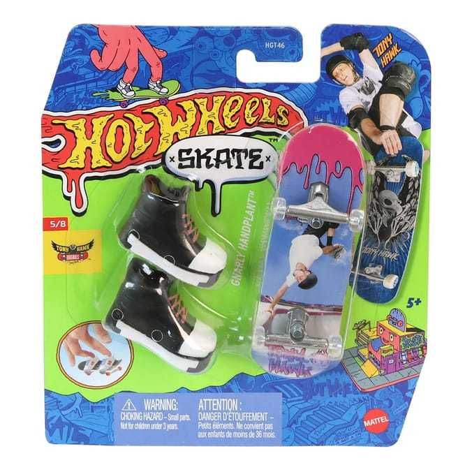 Скейтборд за пръсти Hot Wheels - Tic-Tac Towed