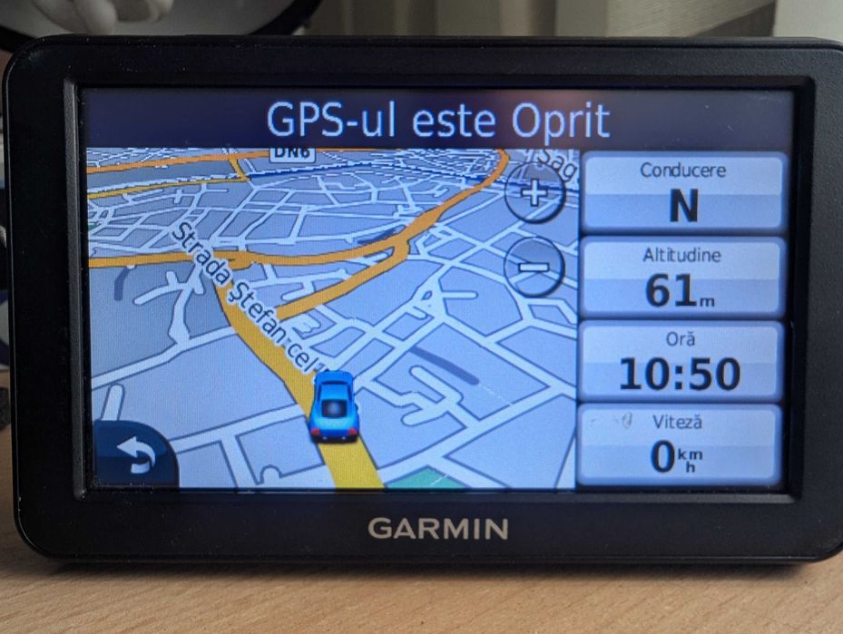 Navigatie GPS Garmin Nuvi 50LM, card 8GB, update gratuit al hartilor Europa pe viata
