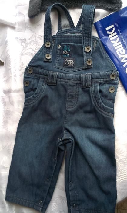 дънково гащеризонче +шапка