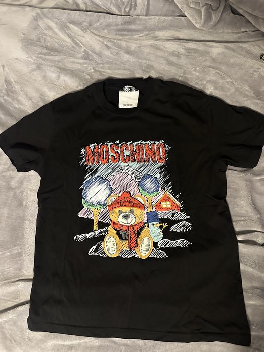 Moschino мъжка черна тениска