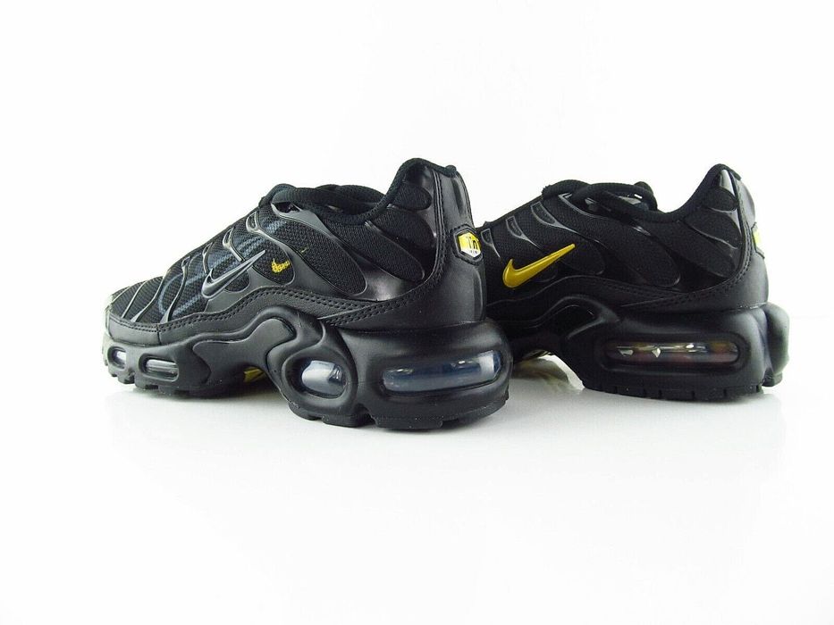 !ПРОМО! Nike Air Max Plus 'TN' Multi Swoosh | Black/Grey/Yellow | + КУТИЯ