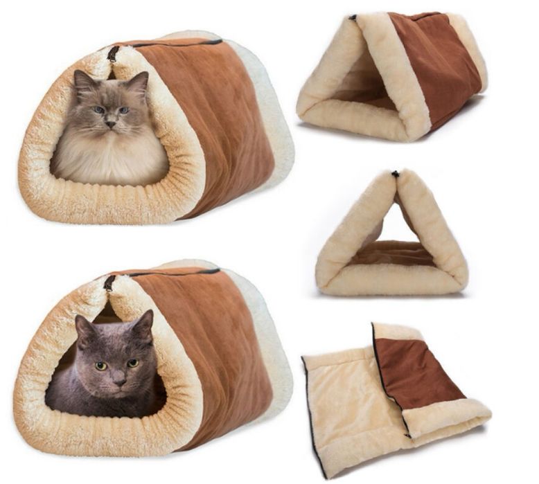 2 в 1: Пухкаво Легло-Тунел и Одеяло за домашни любимци