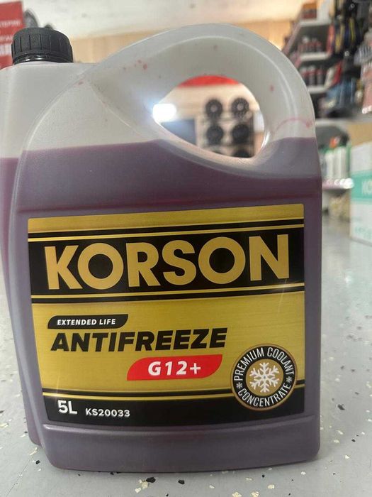 Антифриз KORSON. Красный. Новый. В наличии. Караганда