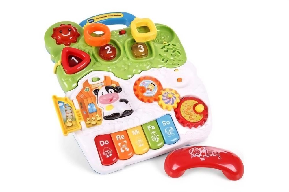 Premergător VTech Interactiv 2 în 1, Multicolor,6-30 Luni,Limba Romana