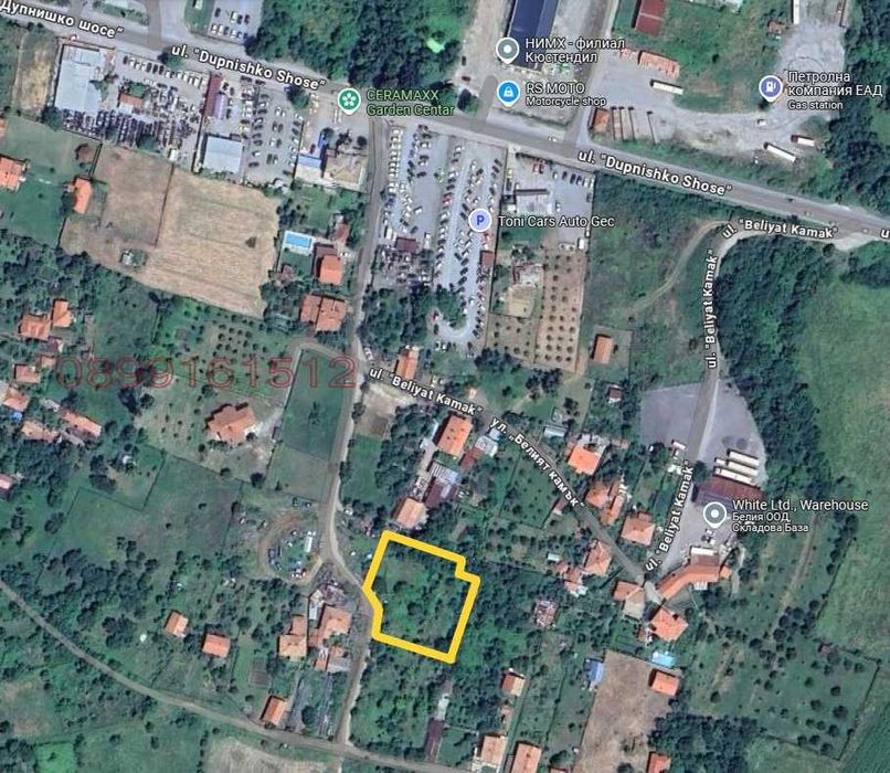 Продава се Парцел в Кюстендил, Бял камък - 1553 кв.м за 24 €/кв.м - Снимка #1