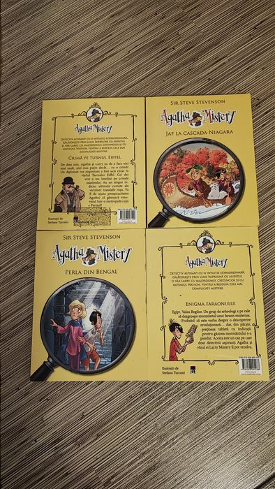 Colectie cartu Agatha Mistery - 4 bucati