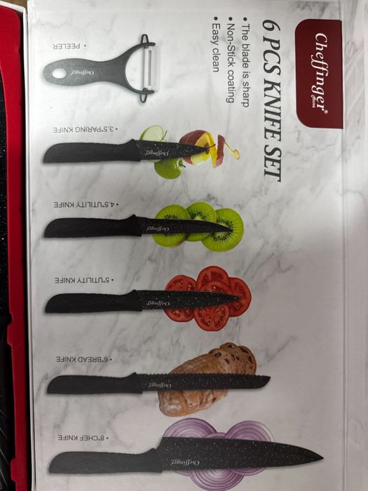 Комплект кухненски н о ж о в е Cheffinger MB09 – 6 части