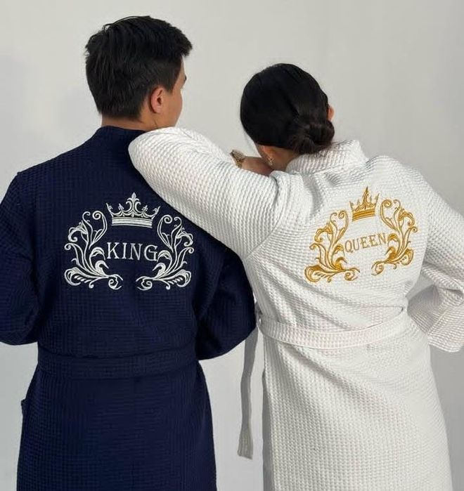 Халаты с вышивкой