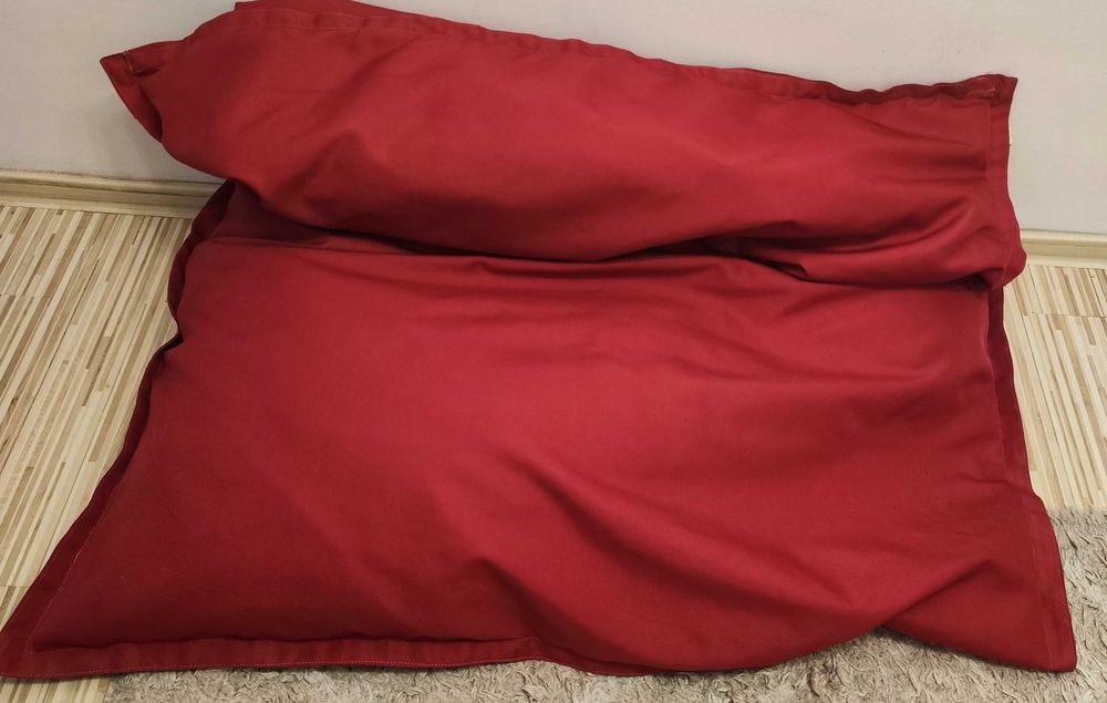 Fotoliu saltea waterproof  tip bean bag / puf Lazy marime L visiniu