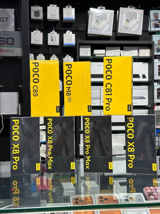 Poco c81 pro, c85, m8, x8 pro, x8 pro max