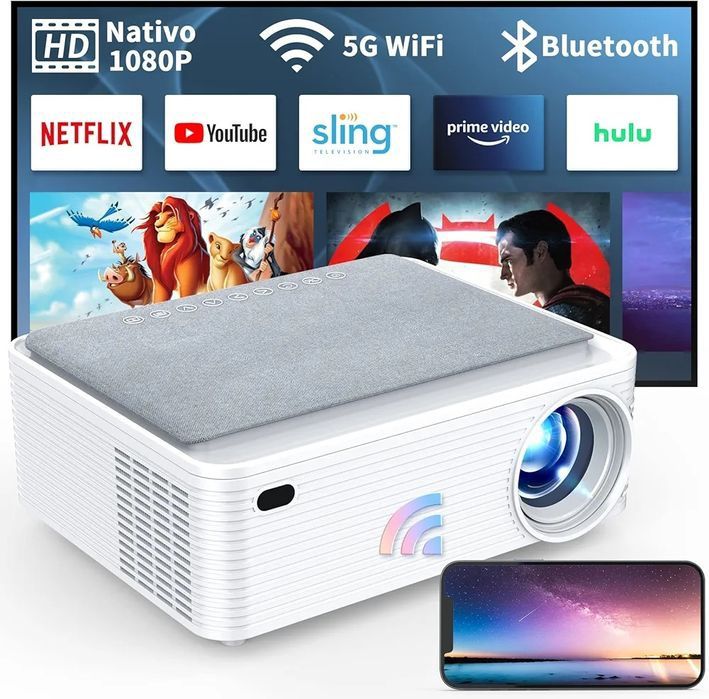 Native Full HD 1080P филмов проектор с поддръжка на 4k,