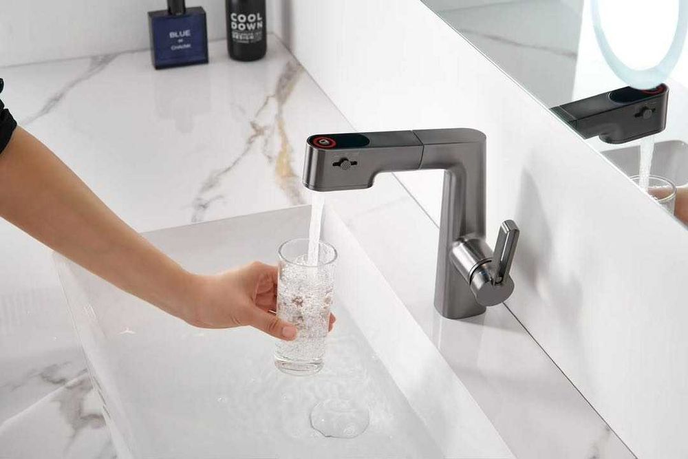 Смесител за баня с 3 режим и издърпваща се глава - W140