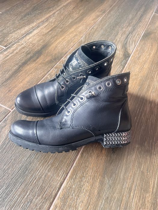 Естествена кожа боти-Massimo Zardi