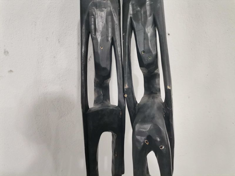 Африканска статуетка - Семейство