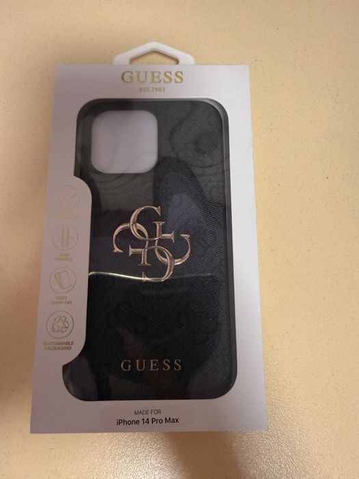 Оригинален калъф за iphone 14 pro max -guess