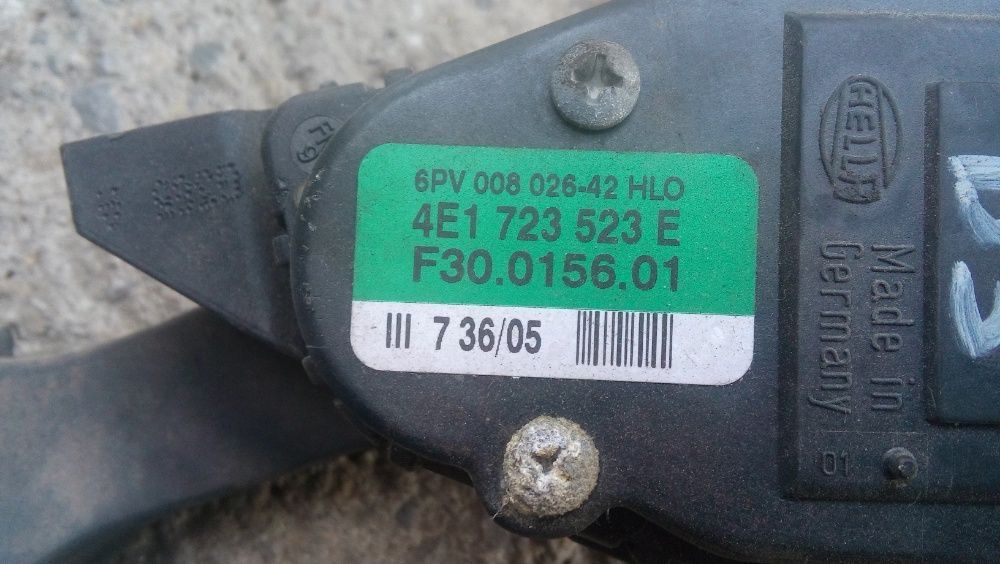 Потенциометър/ педал газ Ауди А8 Д3/ Файтон/ Audi A8 D3 6.0 w12