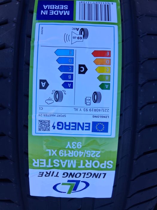 Anvelope noi vara 225/40R19 255/35R19 Linglong DOT2026 BMW Seria 3, 4