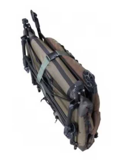 Pat pescuit la crap ZFISH CONDOR, 8 picioare, camuflaj maro, 203 x 85 cm