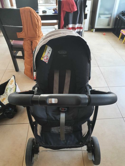 Бебешка количка 3в1  Graco Evo подарък чанта, сенник и дюшек и др