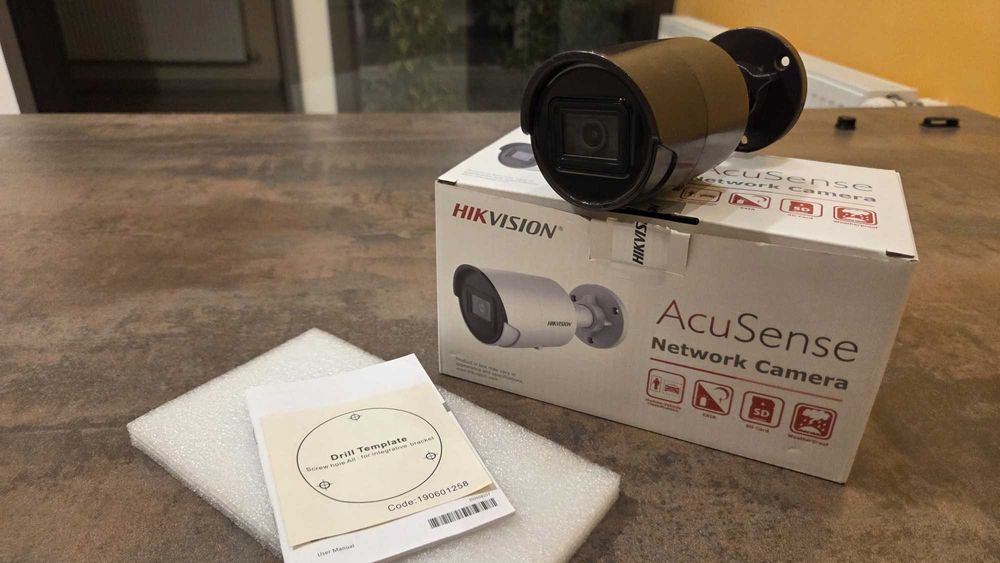 Camera Hikvision IP Bullet 8MP 4K, IR 40m, lentila 2.8mm, PoE, Maro