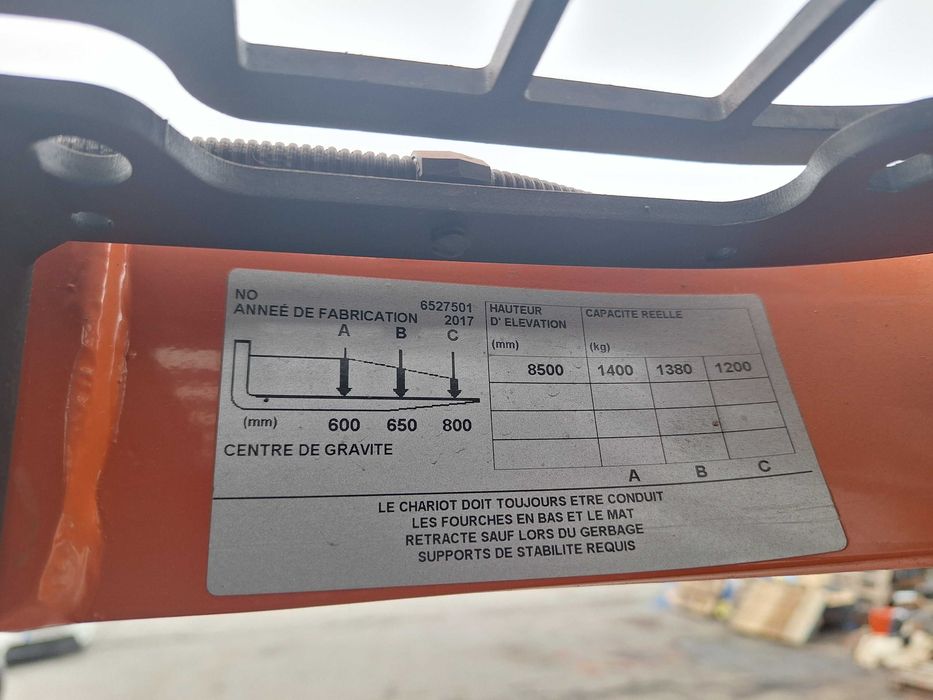 Ричтрак TOYOTA/BT RRE140H - 8500 mm