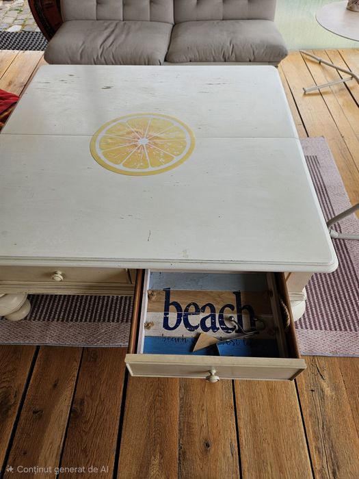 Masa lemn masiv deosebita