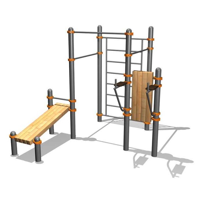 WORKOUT (Турник, брусья) Щесть элементов  в одном к