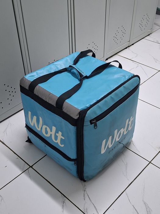 Курьерская сумка Wolt (Термосумка) / Рюкзак курьера Вольт