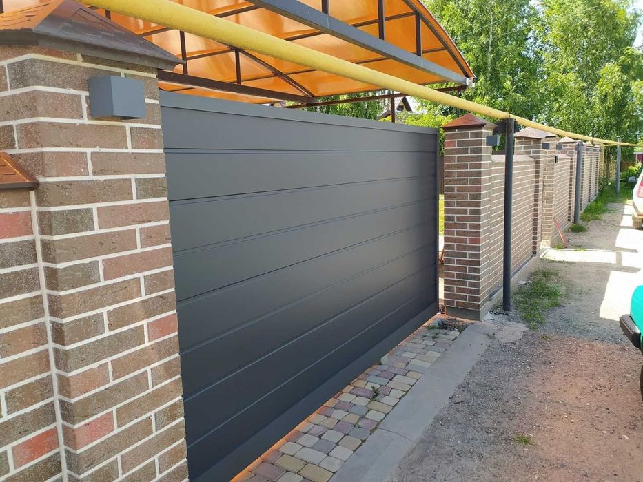 Современные ворота с автоматикой. Гарантия на все ворота 1 год