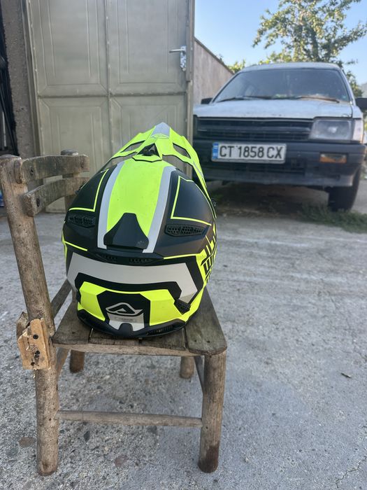 Каска за кросов мотор ACERBIS PROFILE 5 L размер 59-60  без цепки като нова