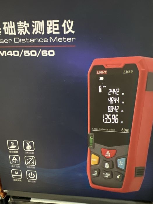 Лазерная рулетка дальномер “Biyoti”