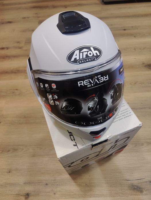 Vand casca airoh rev19 grey matt flip up
