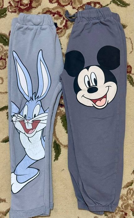 Спортивные штанишки на мальчика 5-6 лет 110 см в очень хорошем состоян