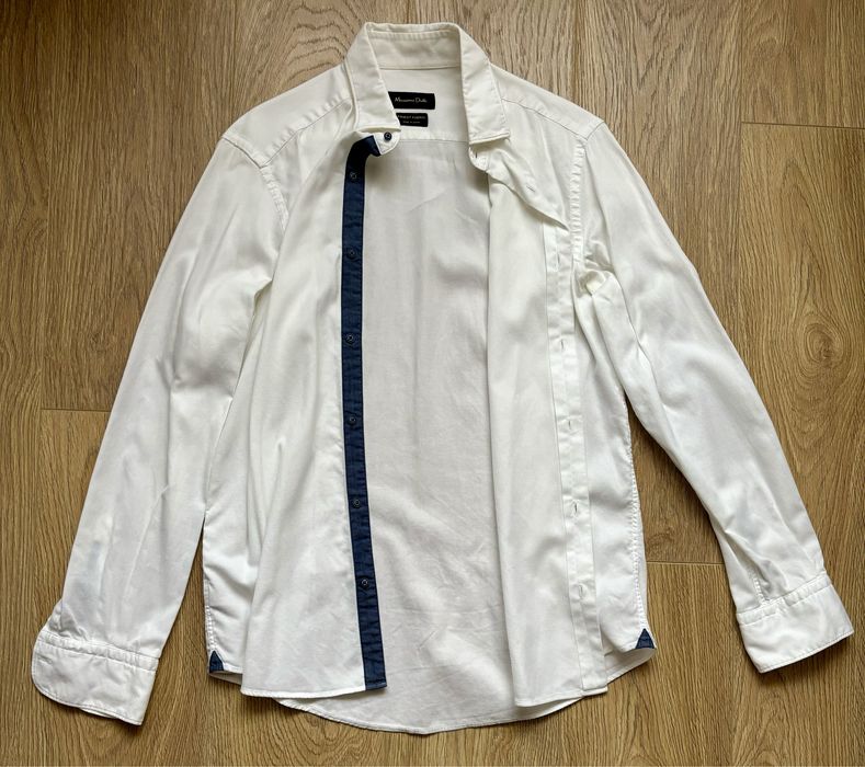 Camasa alba Massimo Dutti, marimea M, slim fit