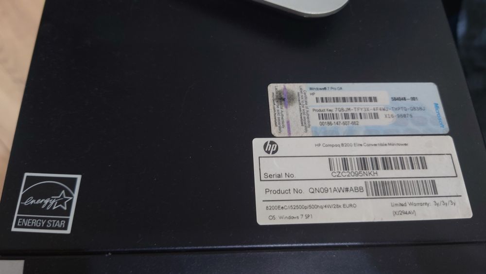 Sistem desktop HP Compaq 8200 Elite