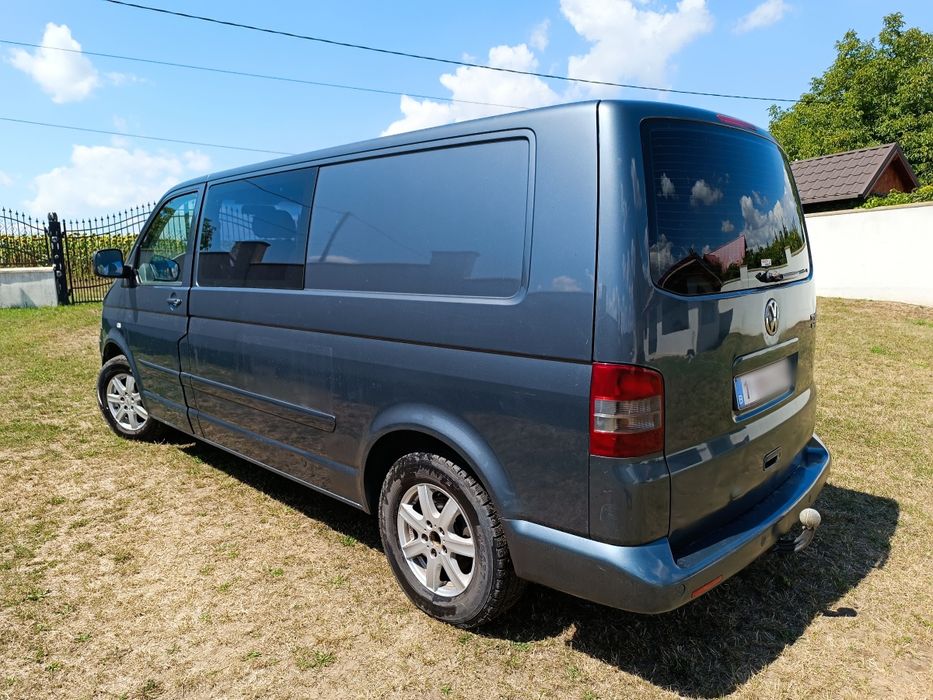 VW T5 2.5 174cp, Lung, 5 locuri mixt, manuală 6 viteze, import Belgia