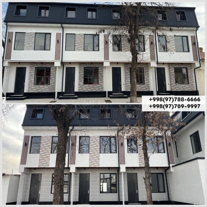 Янги крттеджлар битган 135 кв.м 3 қаватли кадастри эга Миробод тумани