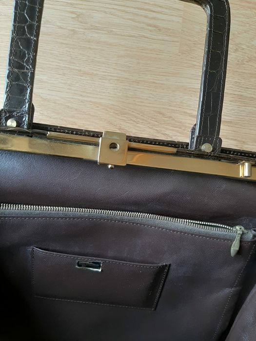 Geanta  originala piele crocodil