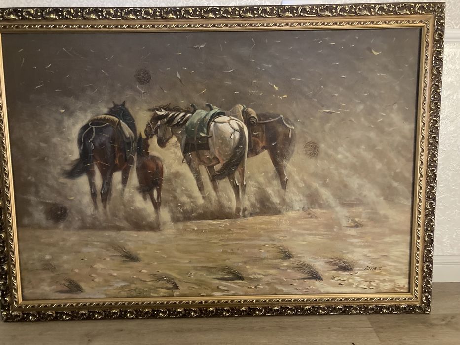 Картина маслом размер 120 х80 см