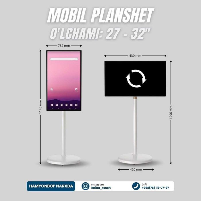 Mobil planshet 27-32
