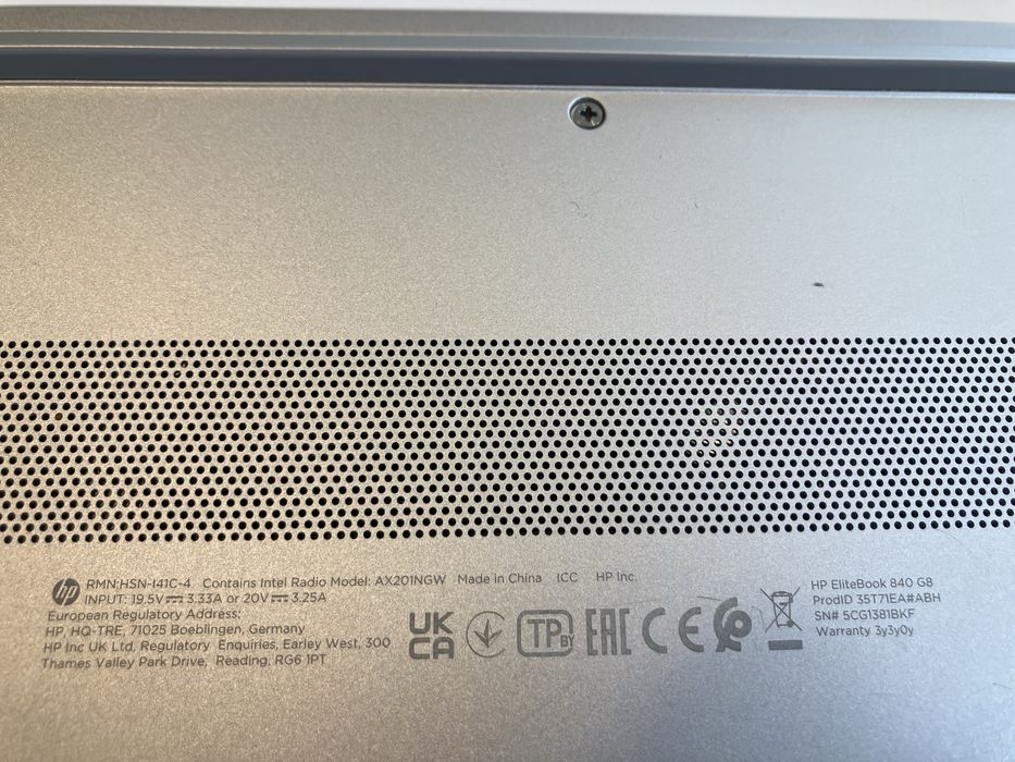 HP EliteBook 840 G8 14", Core i5 11th Gen, 16 GB RAM, 256 GB