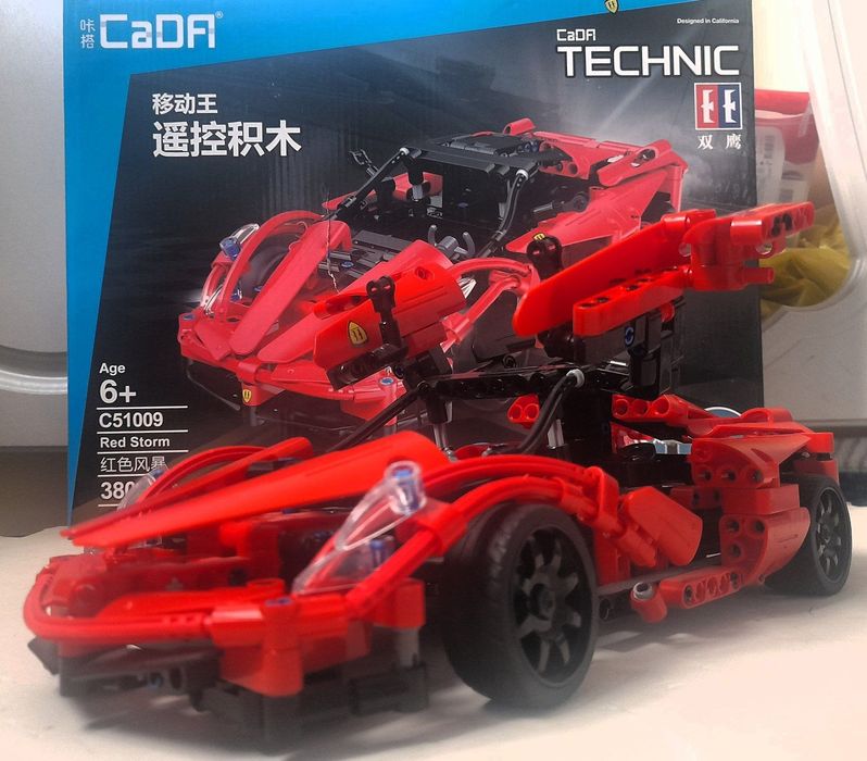 Конструктор CaDA Technic Red Storm (C51009) с коробкой и инструкцией