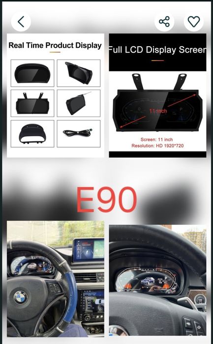 Ceasuri digitale E39,E46,E53,E90 E9x  E60 E61 E70 E71 E83 E84 E87 X1 X3 X5 X6 F01 F02 F10 F11 F15 F16 F20 F21  F06 F12  F25 F26 F30 F31 F32 F33 F34 F3